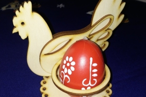 Stojánek na velikonoční vajíčko - slepička